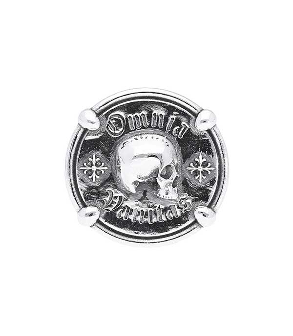 Bague Omnia Vanitas en argent Corpus Christi - Taille 52