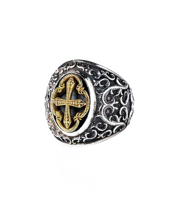 Bague Idylle en argent et or Corpus Christi