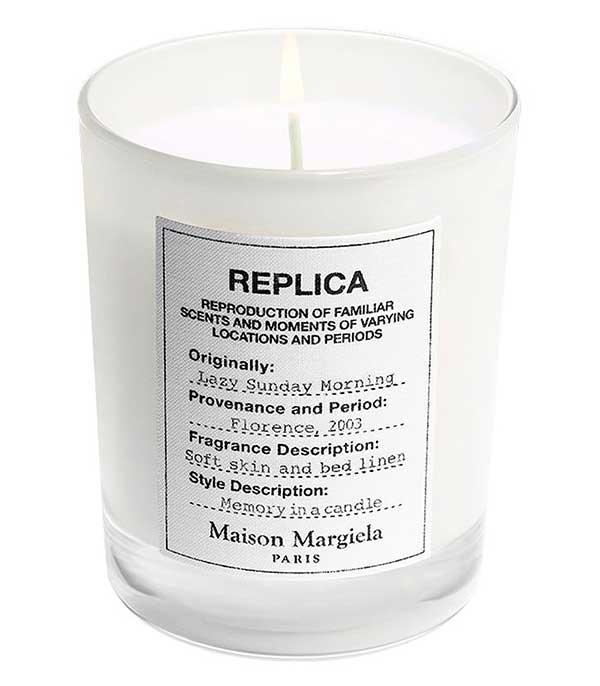 Bougie parfumée Replica Lazy Sunday Morning Maison Margiela