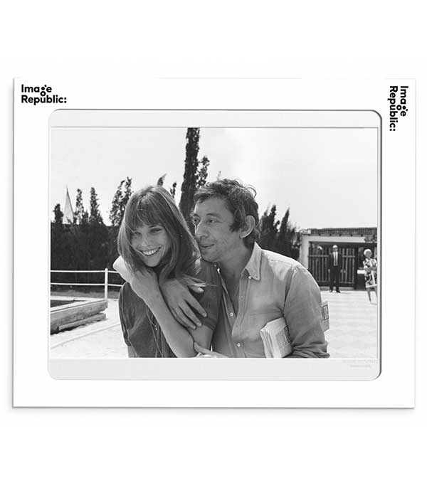 Affiche Jane Birkin & Serge Gainsbourg Karting 40 x 50 cm Image Republic