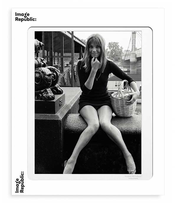 Affiche Jane Birkin Londres 1968 40 x 50 cm Image Republic