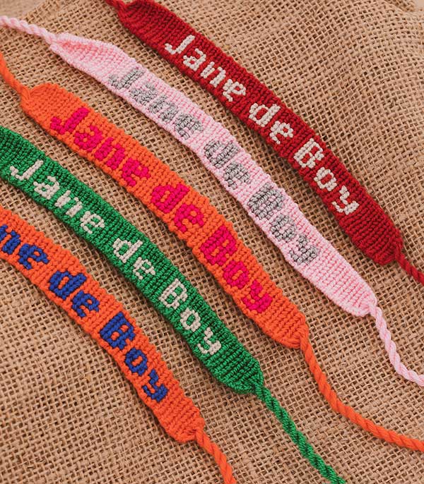Bracelet brésilien Mantra Jane de Boy Maison Irem