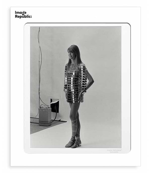 Affiche Françoise Hardy Robe Paco Rabanne 56 x 76 cm Image Republic