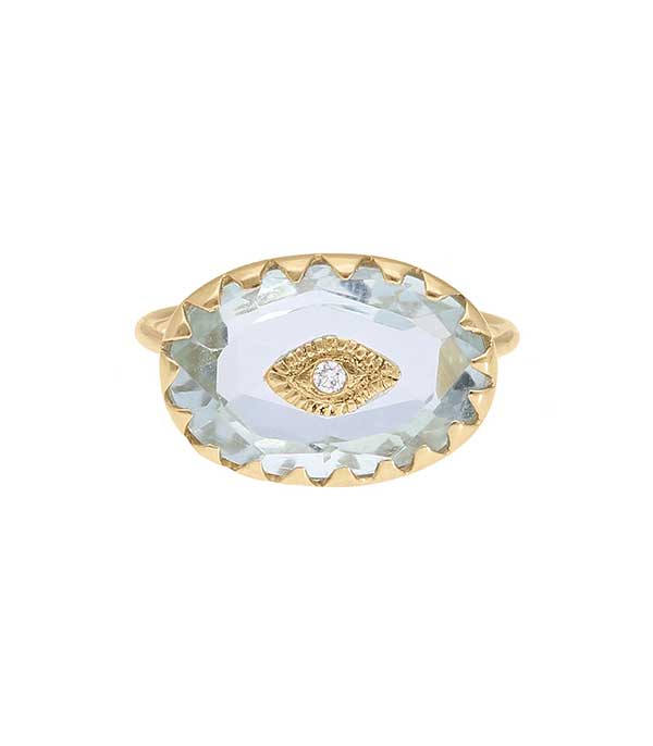 Bague Souad Green Améthyste Pascale Monvoisin