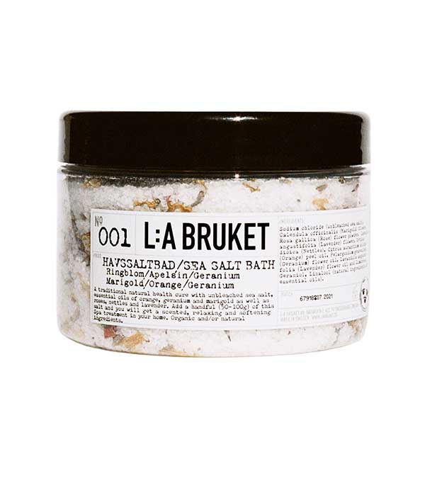 Sel pour le bain n°001 Souci, Orange et Géranium 450 g L:a Bruket