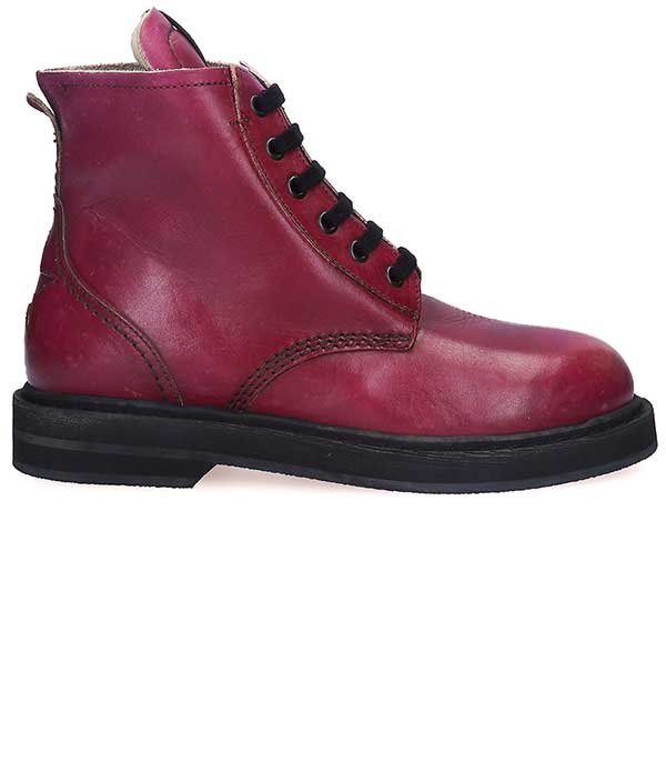Boots à lacets Ele Bordeaux Golden Goose à -70%