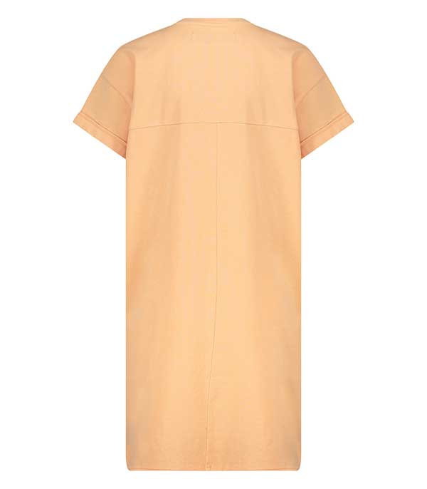 Robe tee-shirt Abby orange x Jane de Boy Margaux Lonnberg