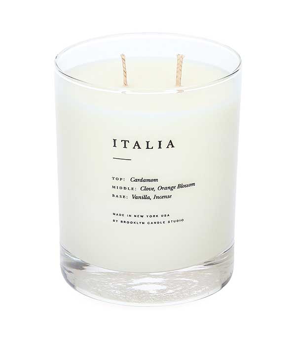 Bougie végétale parfumée Escapist Italia Brooklyn Candle Studio