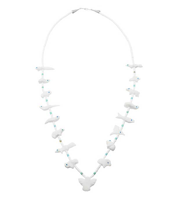 Collier Fétiches Animaux jaspe Harpo