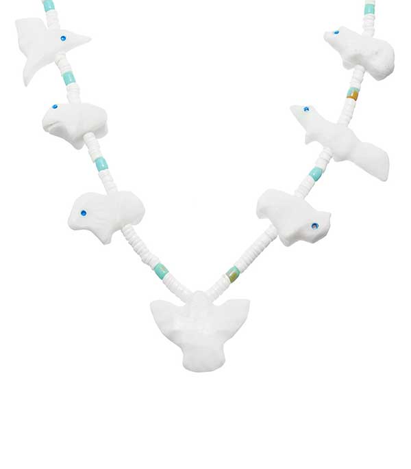 Collier Fétiches Animaux jaspe Harpo