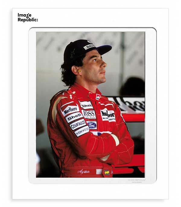 Affiche Ayrton Senna Suzuka 1993 40 x 50 cm Image Republic