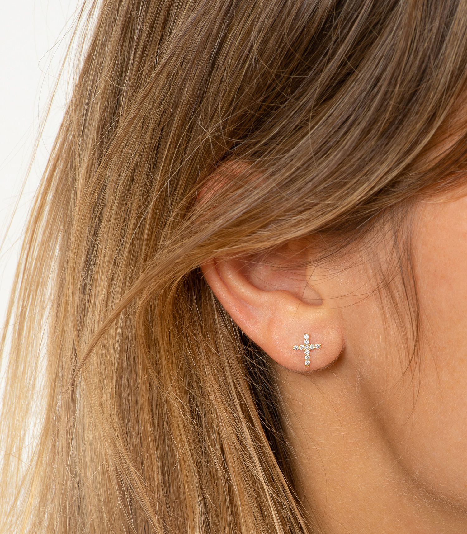 Boucle d'oreille pierre naturelle