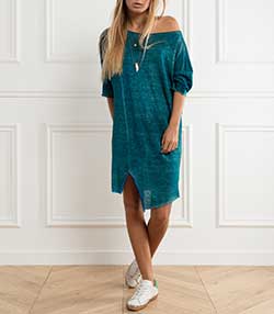 Tenue portée avec Collier Pierrot n° 2 Blanc et Diamants