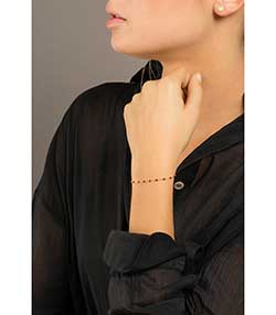 Tenue portée avec Puce disque diamants solo