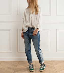 Tenue portée avec Jonc en laiton gravé Jane de Boy . Dance. Enjoy