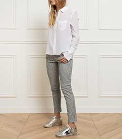 Tenue portée avec Pantalon stripe