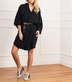 Tenue portée avec Baskets Super-Star Cuir Horsy Léopard