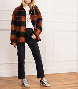 Tenue portée avec Baskets Super-Star Cuir Horsy Léopard