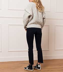 Tenue portée avec Baskets Francy Classic Cuir Suédé Marine