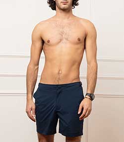 Tenue portée avec Short de bain mi-long Bulldog Sport