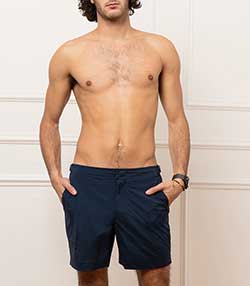 Tenue portée avec Short de bain mi-long Bulldog Sport