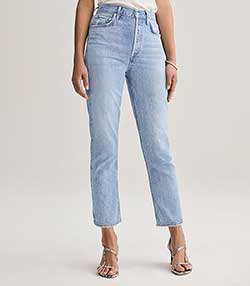 Tenue portée avec Jean High Rise Cropped Riley
