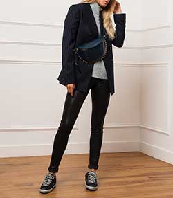 Tenue portée avec Legging Chad cuir