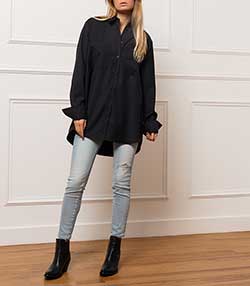 Tenue portée avec Boots Estudio Black Leather