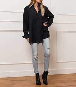 Tenue portée avec Boots Estudio Black Leather