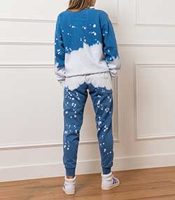 Tenue portée avec Pantalon de jogging Acid Wash Vinca