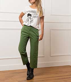 Tenue portée avec Pantalon Man Pant Army