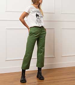 Tenue portée avec Pantalon Man Pant Army