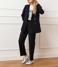 Tenue portée avec Pantalon de costume gris Newtime