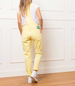 Tenue portée avec Salopette Romane Tuni Jaune