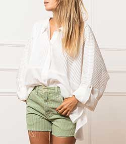 Tenue portée avec Short rayé Utility Fray