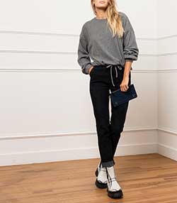 Tenue portée avec Bottines The Plaid Boots 