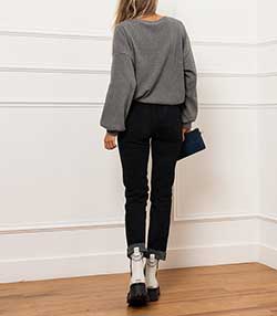 Tenue portée avec Bottines The Plaid Boots 