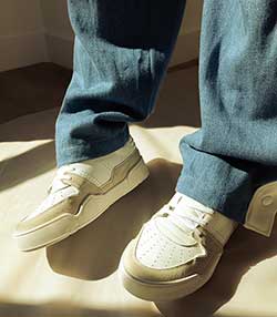 Tenue portée avec Baskets Homme Emreeh White/Suede