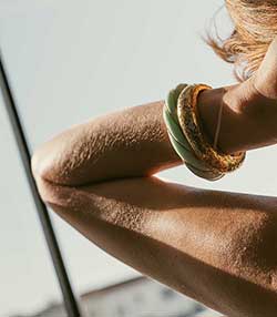 Tenue portée avec Jonc Rosalba