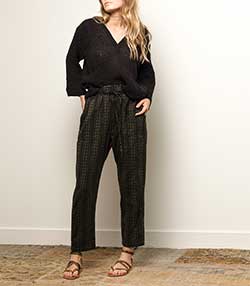 Tenue portée avec Sandales Epicure Horsy Baby Leopard