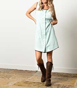 Tenue portée avec Robe Oran Lagon