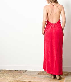 Tenue portée avec Robe Monica Rouge 