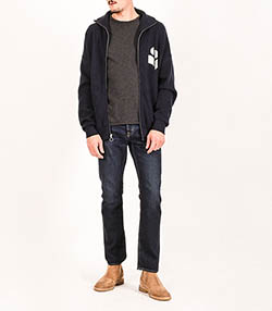 Tenue portée avec Jean homme Greenfield Dress Straight Dark Blue
