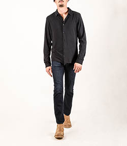 Tenue portée avec Jean homme Greenfield Dress Straight Dark Blue