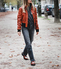 Tenue portée avec Mocassins en cuir Classic Type 5