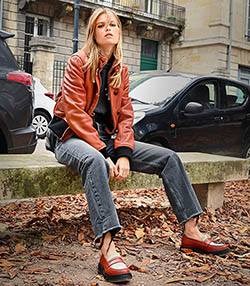 Tenue portée avec Mocassins en cuir Classic Type 5