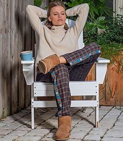 Tenue portée avec Boucle d'oreilles Barre Or jaune et Diamants