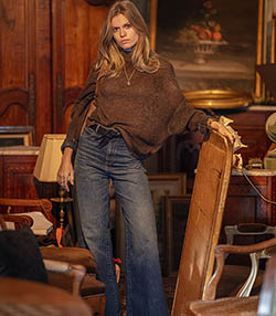 Tenue portée avec Jean Wideleg Peacock 5 years old