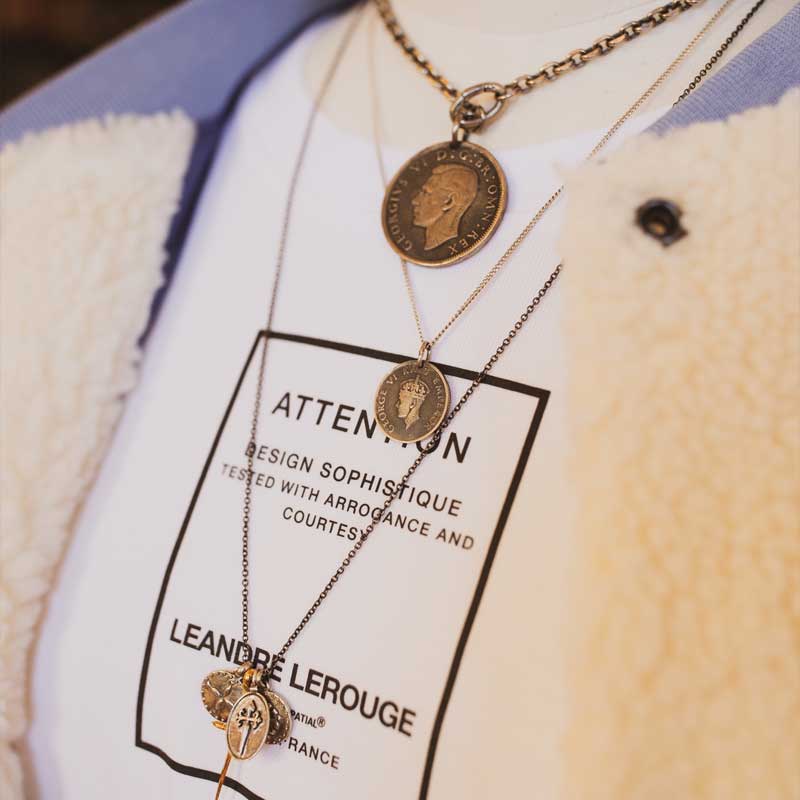 Colliers style rock or et argent