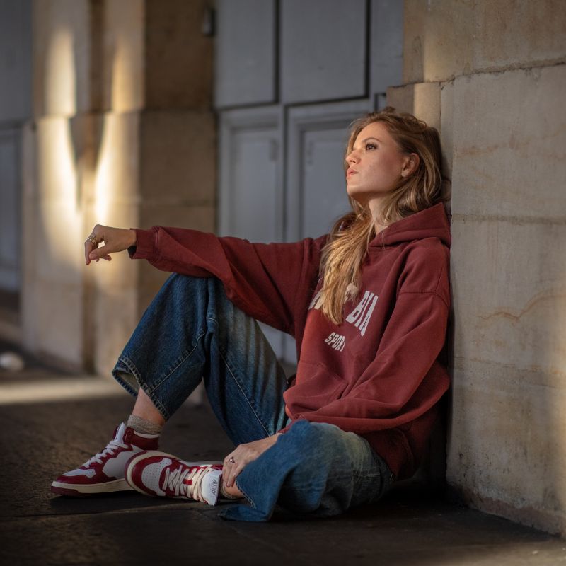 Total look avec baskets montantes